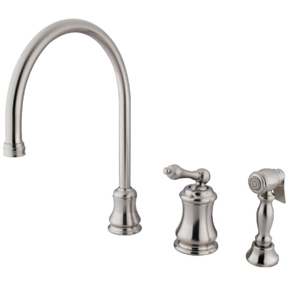 KS3818ALBS Widespread Kitchen Faucet, Brushed Nickel